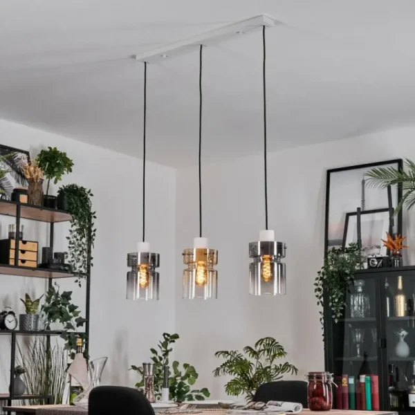 hofstein Hasvik Suspension, Suspension Blanc, 3 lumières* Lampes Modernes