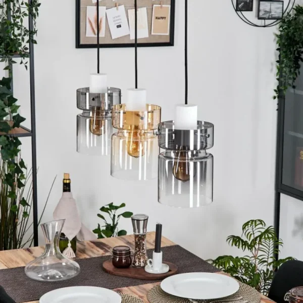 hofstein Hasvik Suspension, Suspension Blanc, 3 lumières* Lampes Modernes