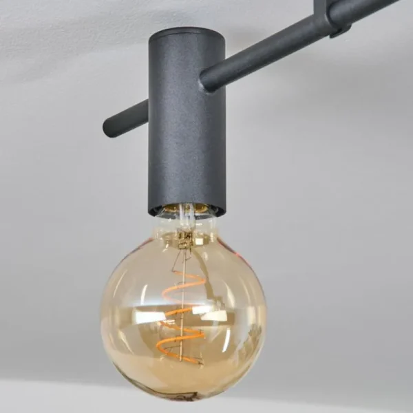 hofstein Hukamaa Plafonnier Noir, 6 lumières* Lampes Modernes
