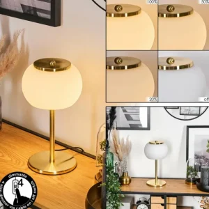 hofstein Izenave Lampe à poser, Liseuse Or, 1 lumière* Lampes En Verre