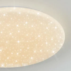 hofstein Junor Plafonnier LED Blanc, 1 lumière, Télécommandes* Lampes Modernes