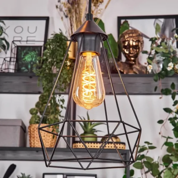 hofstein Kigali Suspension, Suspension Noir, 3 lumières* Lampes Modernes