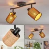 hofstein Kinnared Plafonnier Noir, 2 lumières* Lampes Modernes