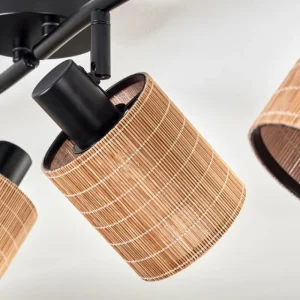 hofstein Kinnared Plafonnier Noir, 4 lumières* Lampes Modernes