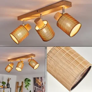 hofstein Kinnared Plafonnier, Spot de plafond Chrome, Écru, 3 lumières* Lampes Modernes