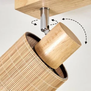 hofstein Kinnared Plafonnier, Spot de plafond Chrome, Écru, 4 lumières* Lampes Modernes