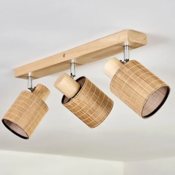 hofstein Kinnared Plafonnier, Spot de plafond Chrome, Écru, 3 lumières* Lampes Modernes