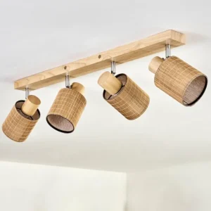 hofstein Kinnared Plafonnier, Spot de plafond Chrome, Écru, 4 lumières* Lampes Modernes
