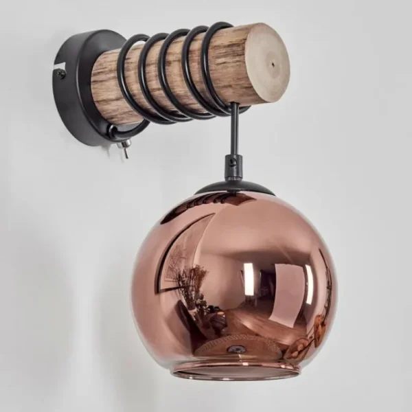 hofstein Koyoto Applique murale Écru, Noir, 1 lumière* Lampes Modernes