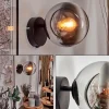 hofstein Koyoto Boule lumineuse, Applique murale, Spot mural Chrome, Clair, Fumé, 1 lumière* Lampes Modernes