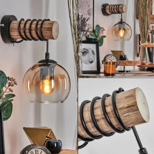 hofstein Koyoto Boule lumineuse, Applique murale Écru, Noir, 1 lumière* Lampes Modernes