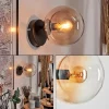 hofstein Koyoto Boule lumineuse, Applique murale, Spot mural Ambre, Clair, 1 lumière* Lampes En Verre