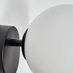 hofstein Koyoto Boule lumineuse, Applique murale, Spot mural Blanc, 1 lumière* Lampes En Verre