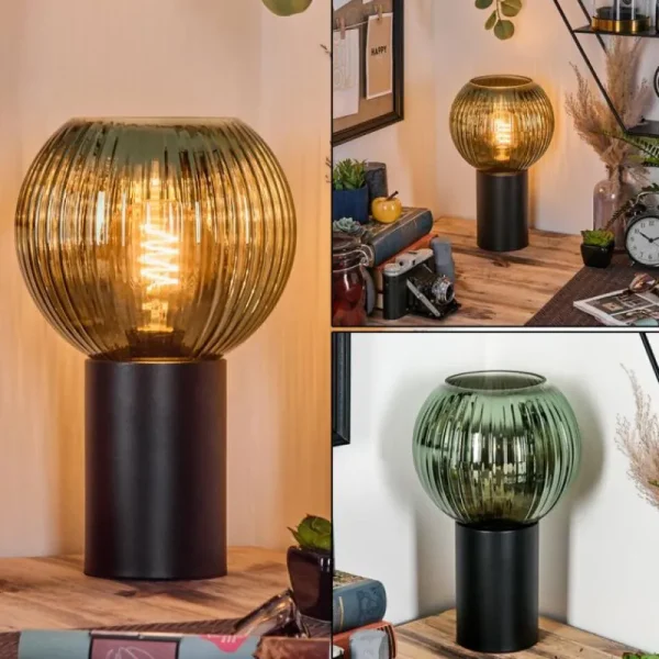 hofstein Koyoto Boule lumineuse, Lampe de bureau, Lampe à poser 20 cm Vert, 1 lumière* Lampes Modernes