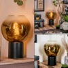 hofstein Koyoto Boule lumineuse, Lampe de bureau, Lampe à poser 20 cm Or, Clair, 1 lumière* Lampes En Verre