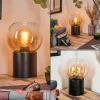 hofstein Koyoto Boule lumineuse, Lampe de bureau, Lampe à poser Ambre, Clair, 1 lumière* Lampes En Verre