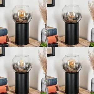 hofstein Koyoto Boule lumineuse, Lampe de bureau, Lampe à poser Clair, Fumé, 1 lumière* Lampes Modernes