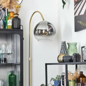 hofstein Koyoto Boule lumineuse, Lampadaire Laiton, 1 lumière* Lampes Modernes