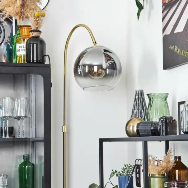hofstein Koyoto Boule lumineuse, Lampadaire Laiton, 1 lumière* Lampes Modernes