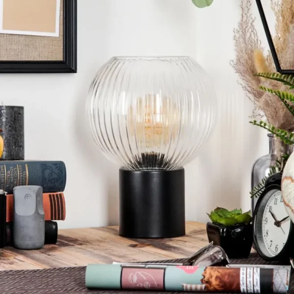 hofstein Koyoto Boule lumineuse, Lampe de bureau, Lampe à poser Clair, 1 lumière* Lampes Modernes