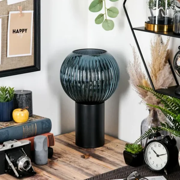 hofstein Koyoto Boule lumineuse, Lampe de bureau, Lampe à poser 20 cm Bleu, 1 lumière* Lampes Modernes