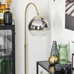 hofstein Koyoto Boule lumineuse, Lampadaire Laiton, 1 lumière* Lampes Modernes