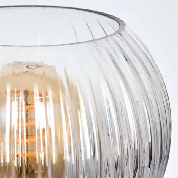 hofstein Koyoto Boule lumineuse, Lampe de bureau, Lampe à poser Clair, Fumé, 1 lumière* Lampes Modernes