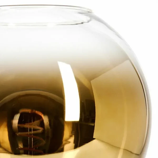 hofstein Koyoto Boule lumineuse, Lampe de bureau, Lampe à poser 20 cm Or, Clair, 1 lumière* Lampes En Verre