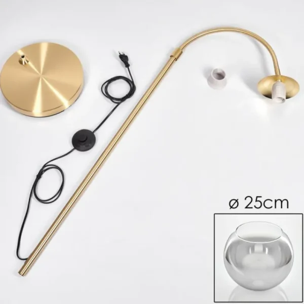hofstein Koyoto Boule lumineuse, Lampadaire Laiton, 1 lumière* Lampes Modernes