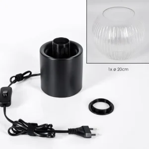 hofstein Koyoto Boule lumineuse, Lampe de bureau, Lampe à poser Clair, 1 lumière* Lampes Modernes
