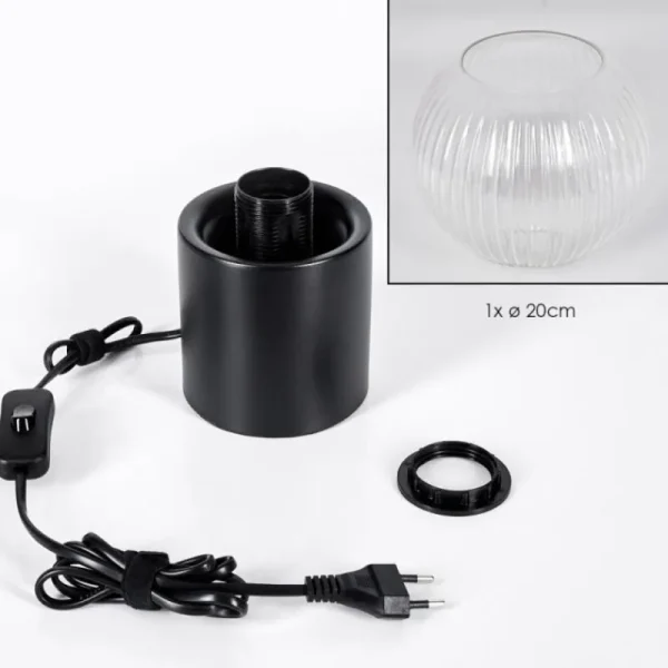 hofstein Koyoto Boule lumineuse, Lampe de bureau, Lampe à poser Clair, 1 lumière* Lampes Modernes