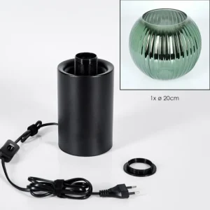 hofstein Koyoto Boule lumineuse, Lampe de bureau, Lampe à poser 20 cm Vert, 1 lumière* Lampes Modernes