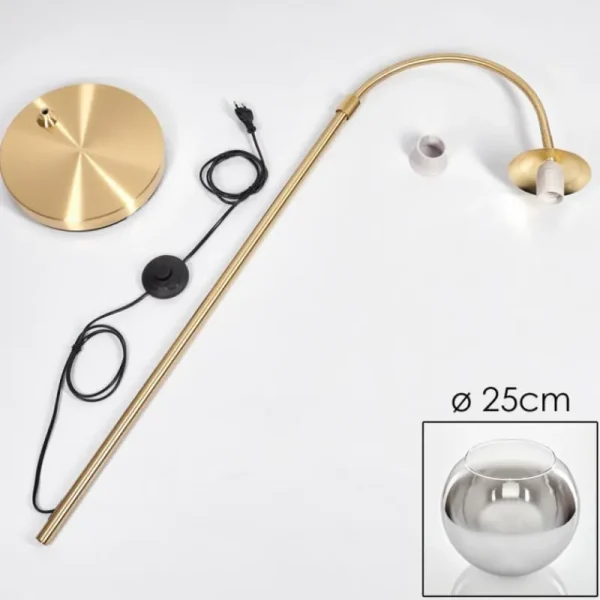 hofstein Koyoto Boule lumineuse, Lampadaire Laiton, 1 lumière* Lampes Modernes