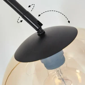 hofstein Koyoto Boule lumineuse, Lampadaire Ambre, Clair, 1 lumière* Lampes En Verre