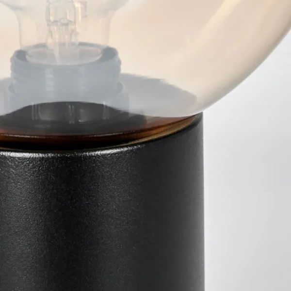 hofstein Koyoto Boule lumineuse, Lampe de bureau, Lampe à poser Ambre, 1 lumière* Lampes En Verre