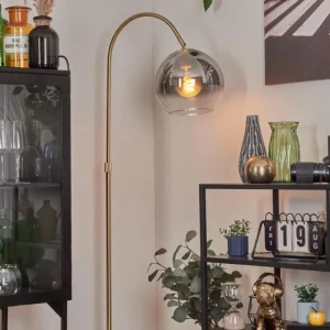 hofstein Koyoto Boule lumineuse, Lampadaire Laiton, 1 lumière* Lampes Modernes