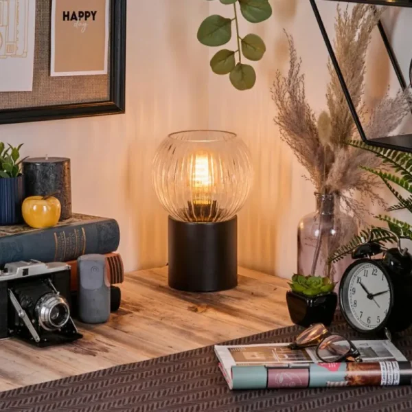 hofstein Koyoto Boule lumineuse, Lampe de bureau, Lampe à poser Clair, 1 lumière* Lampes Modernes