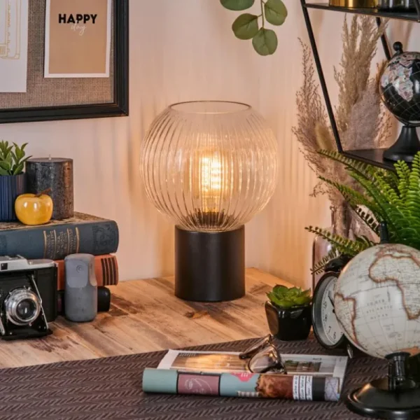hofstein Koyoto Boule lumineuse, Lampe de bureau, Lampe à poser Clair, 1 lumière* Lampes Modernes