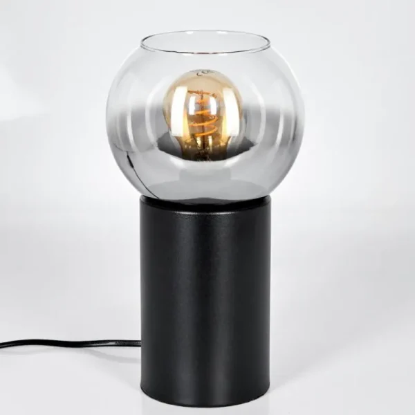 hofstein Koyoto Boule lumineuse, Lampe de bureau, Lampe à poser Clair, Fumé, 1 lumière* Lampes Modernes