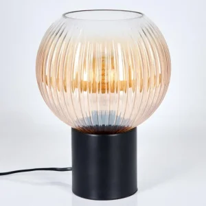 hofstein Koyoto Boule lumineuse, Lampe de bureau, Lampe à poser Ambre, Clair, 1 lumière* Lampes Modernes