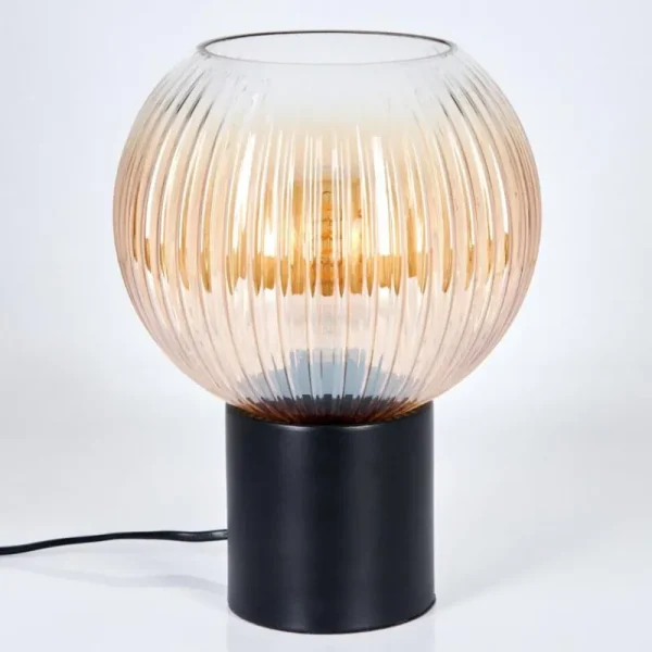 hofstein Koyoto Boule lumineuse, Lampe de bureau, Lampe à poser Ambre, Clair, 1 lumière* Lampes Modernes