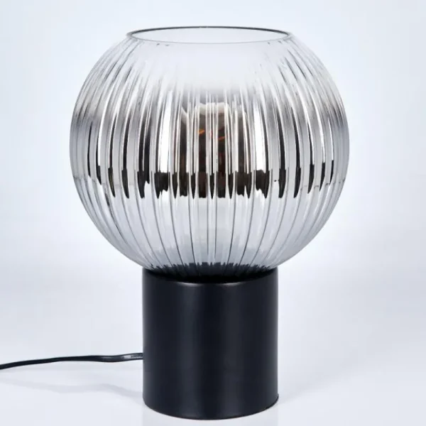 hofstein Koyoto Boule lumineuse, Lampe de bureau, Lampe à poser Clair, Fumé, 1 lumière* Lampes Modernes
