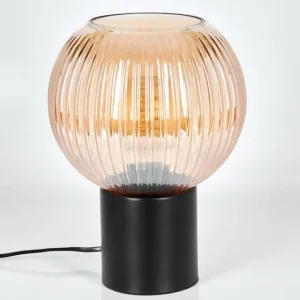 hofstein Koyoto Boule lumineuse, Lampe de bureau, Lampe à poser Ambre, 1 lumière* Lampes Modernes