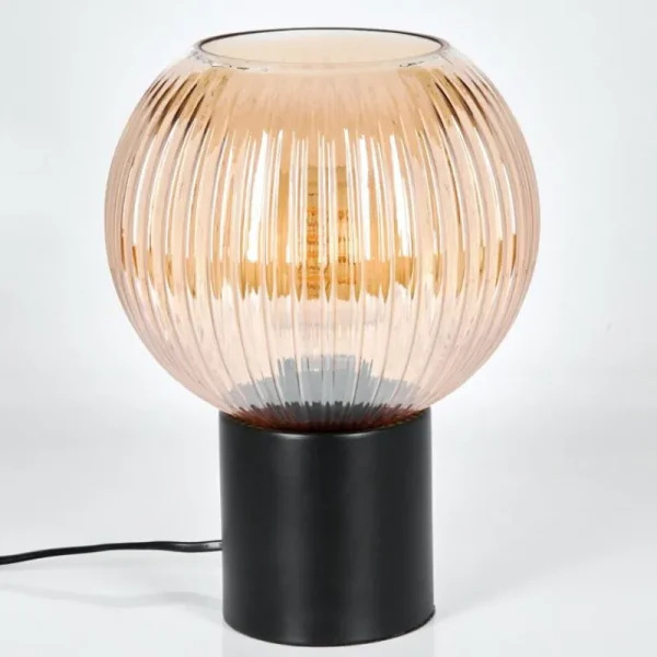 hofstein Koyoto Boule lumineuse, Lampe de bureau, Lampe à poser Ambre, 1 lumière* Lampes Modernes