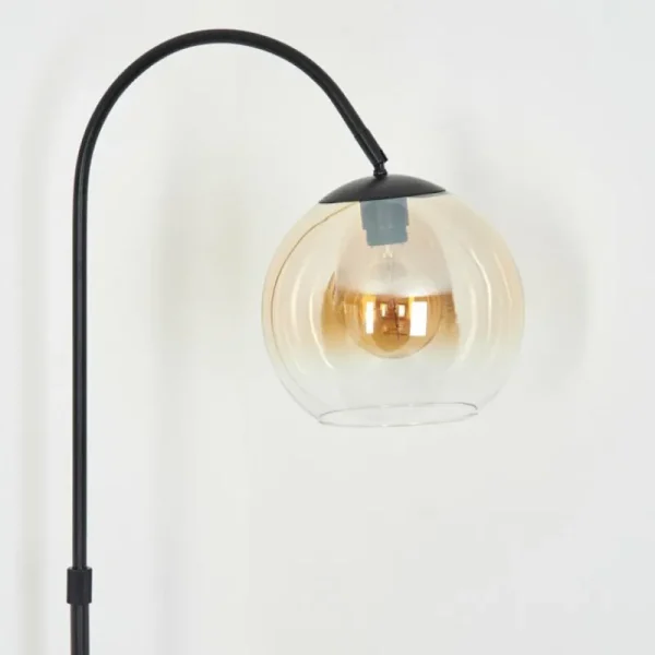 hofstein Koyoto Boule lumineuse, Lampadaire Ambre, Clair, 1 lumière* Lampes En Verre