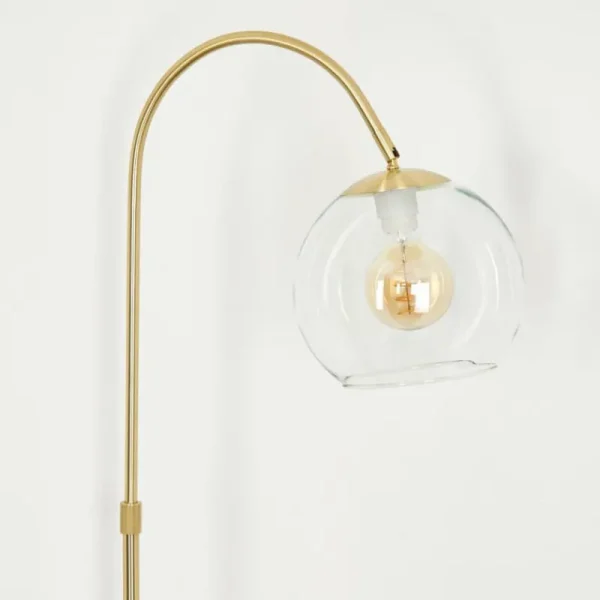 hofstein Koyoto Boule lumineuse, Lampadaire Laiton, 1 lumière* Lampes En Verre
