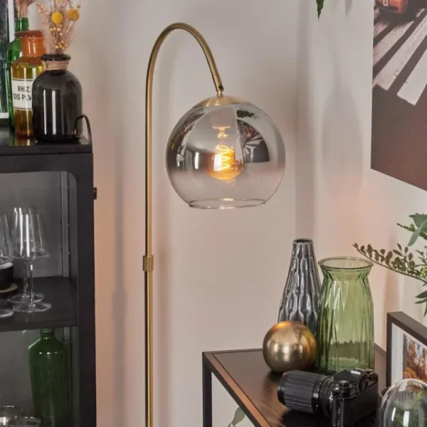 hofstein Koyoto Boule lumineuse, Lampadaire Laiton, 1 lumière* Lampes Modernes