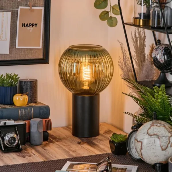 hofstein Koyoto Boule lumineuse, Lampe de bureau, Lampe à poser 20 cm Vert, 1 lumière* Lampes Modernes