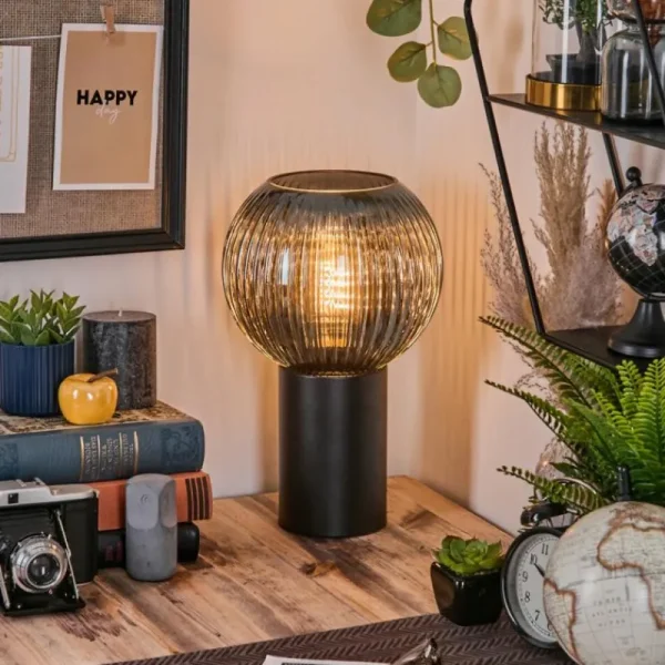 hofstein Koyoto Boule lumineuse, Lampe de bureau, Lampe à poser 20 cm Bleu, 1 lumière* Lampes Modernes
