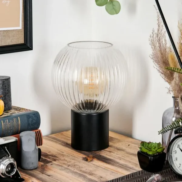 hofstein Koyoto Boule lumineuse, Lampe de bureau, Lampe à poser Clair, 1 lumière* Lampes Modernes